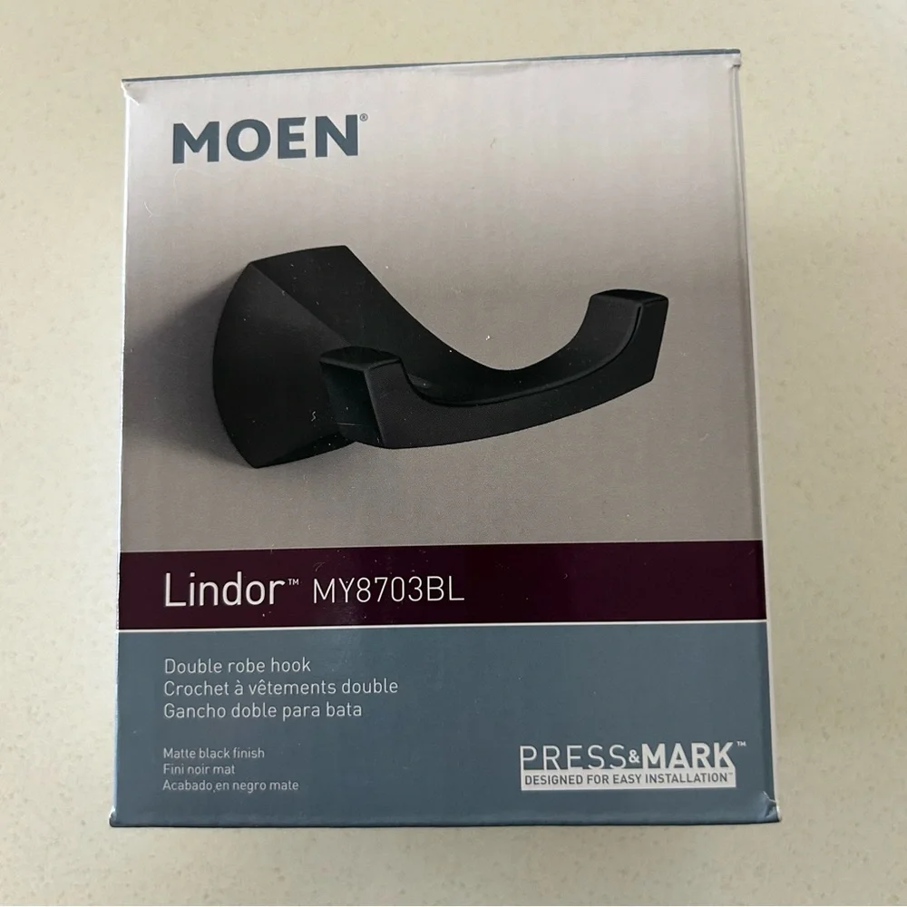 Moen Lindor Collection Double Robe Hook